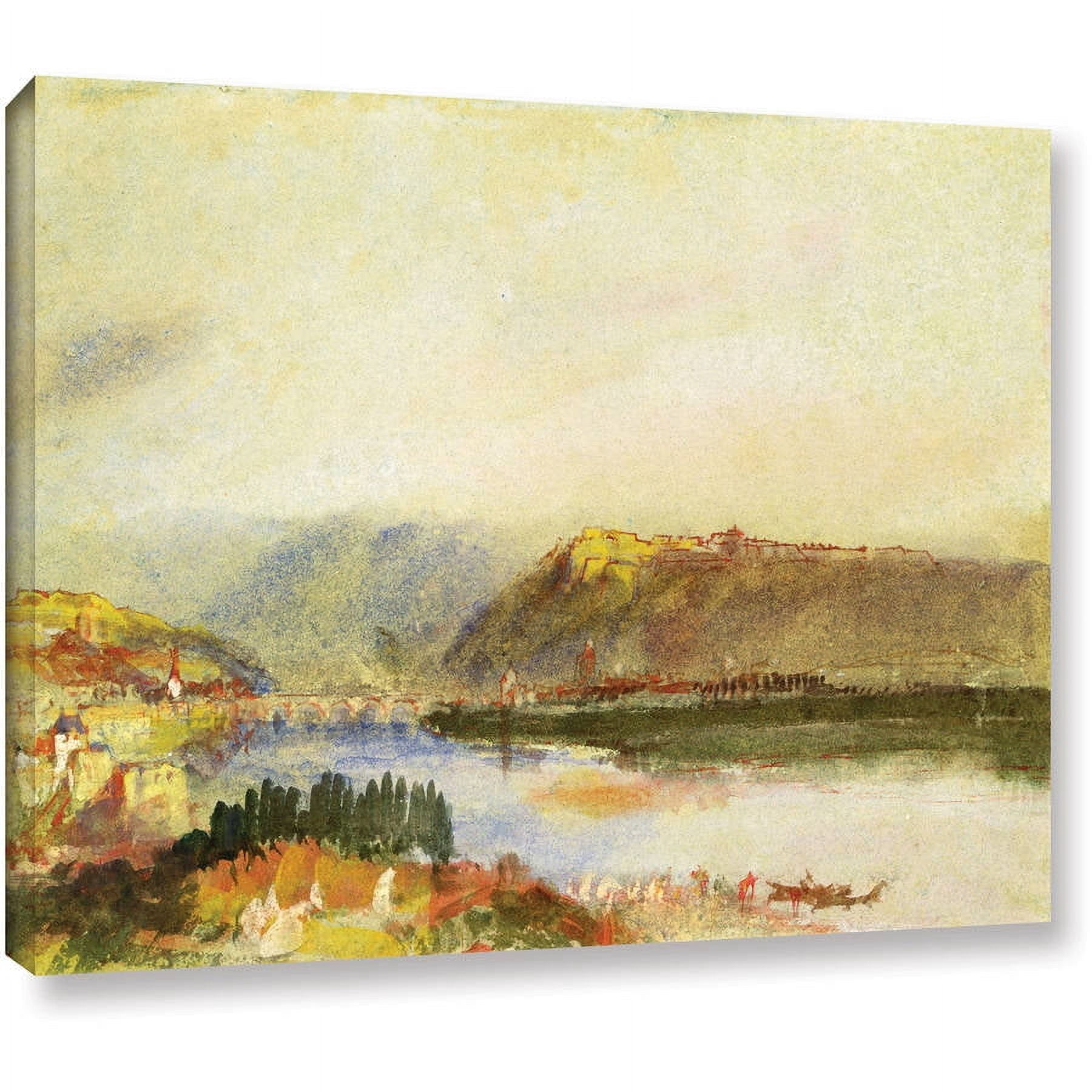 William Turner "Givet From The North" Gallery-Wrapped Canvas Art