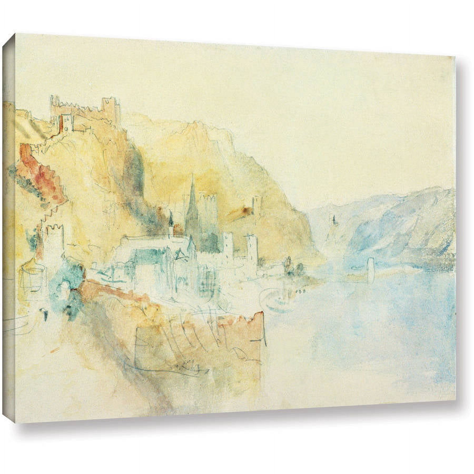 William Turner "On The Rhine" Gallery-Wrapped Canvas Art