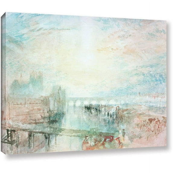 William Turner "View Of Lyons" Gallery-Wrapped Canvas Art
