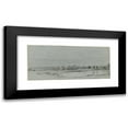 thumbnail image 1 of William Turner of Oxford 18x10 Black Modern Framed Museum Art Print Titled - Extensive Landscape with a Pond, 1 of 5