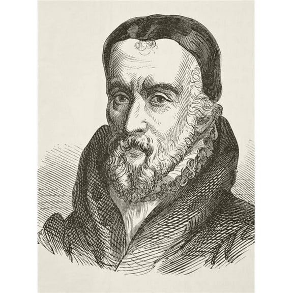 William Tyndale 1494 To 1536 Bible Translator & Religious Reformer From The National & Domestic History of England Poster Print - Large - 24 x 34
