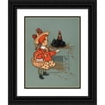 thumbnail image 1 of William Wallace Denslow 15x18 Black Ornate Wood Framed Double Matted Museum Art Print Titled - Denslow's Mother Goose Pl 44 (1901), 1 of 5