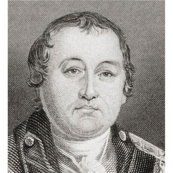 William Washington - 1752 to 1810 American Officer of The Continental Army During The American Revolutionary War Poster Print - 28 x 30 - Large