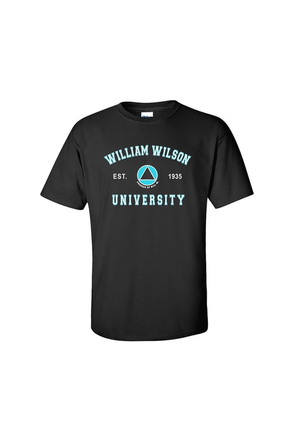William Wilson University AA Alcoholics Anonymous T-Shirt