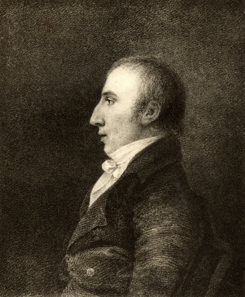 William Wordswoth 1770-1850 English Poet Canvas Art - Ken Welsh Design Pics (13 x 16)