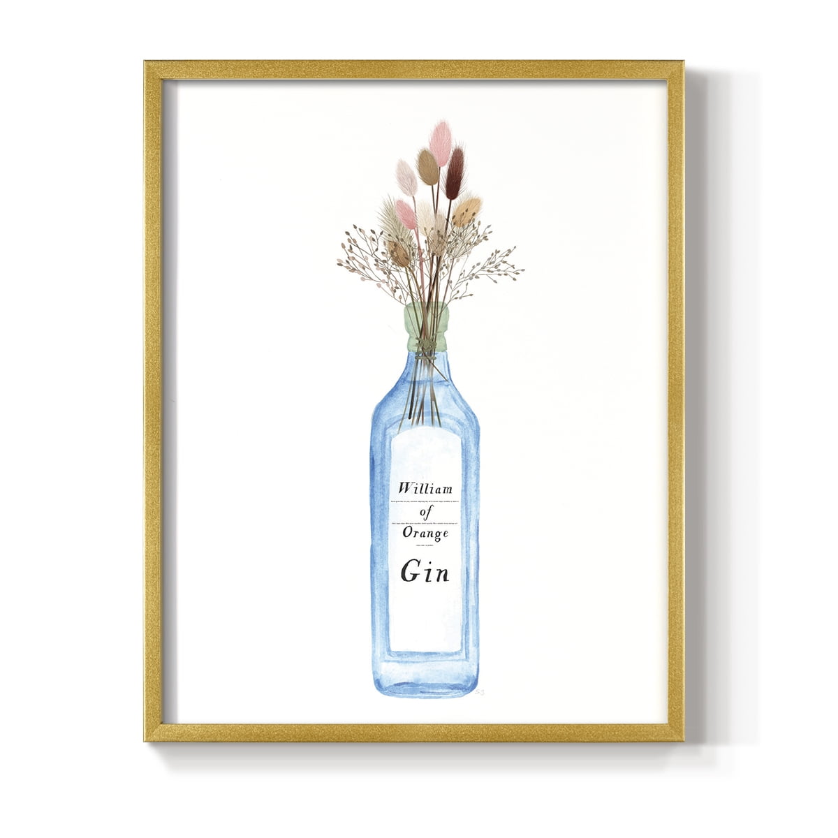 William of Orange Gin Framed Print - Solid Wood in Single Picture Frame Solid Wood 2 Framed Print