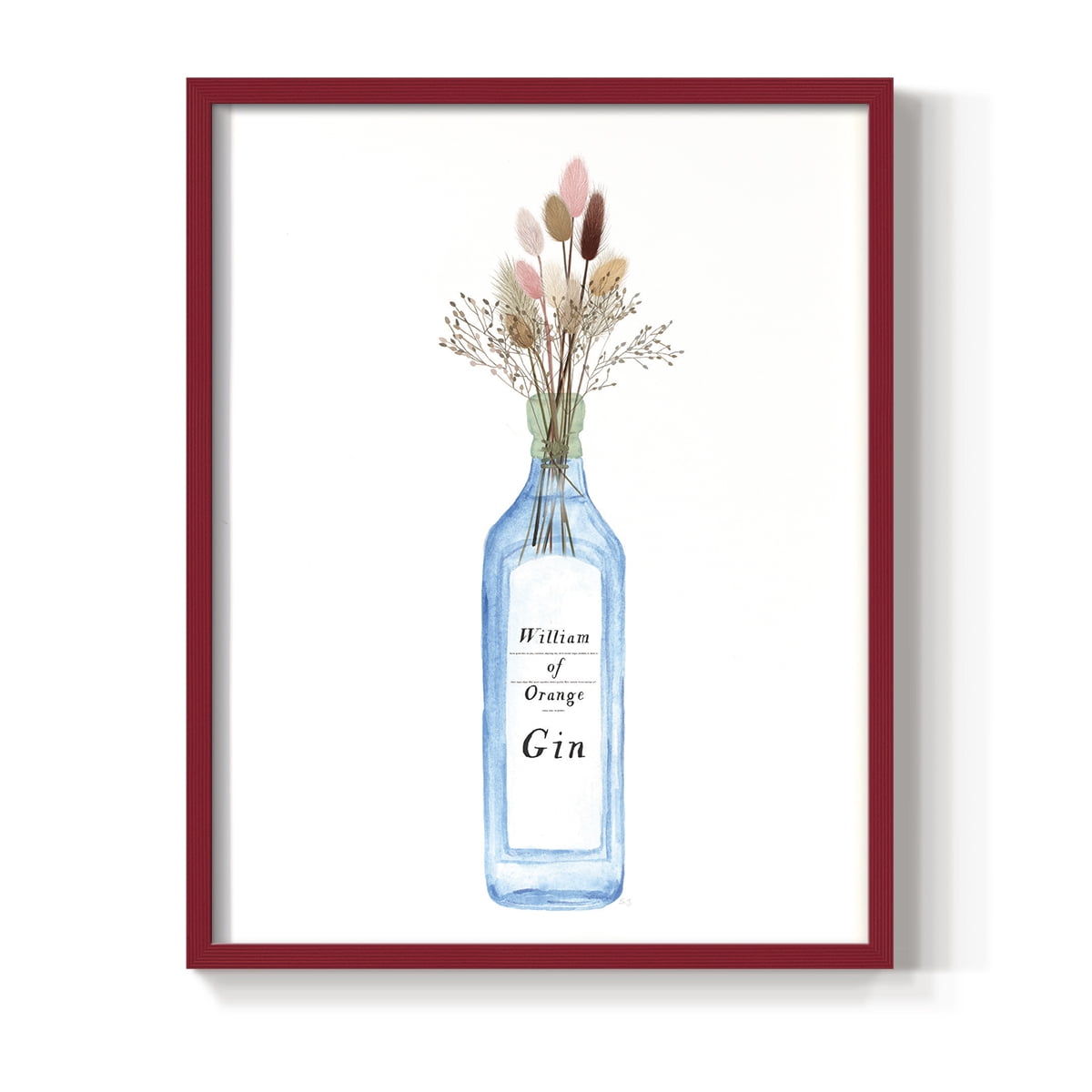 William of Orange Gin Framed Print - Solid Wood in Single Picture Frame Solid Wood 2 Framed Print