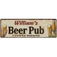 thumbnail image 1 of William's Beer Pub Gift Man Cave Bar Decor Gift 6x18 Sign 206180053455, 1 of 1