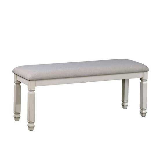 William's Home Furnishing Antique White Kaliyah Bench