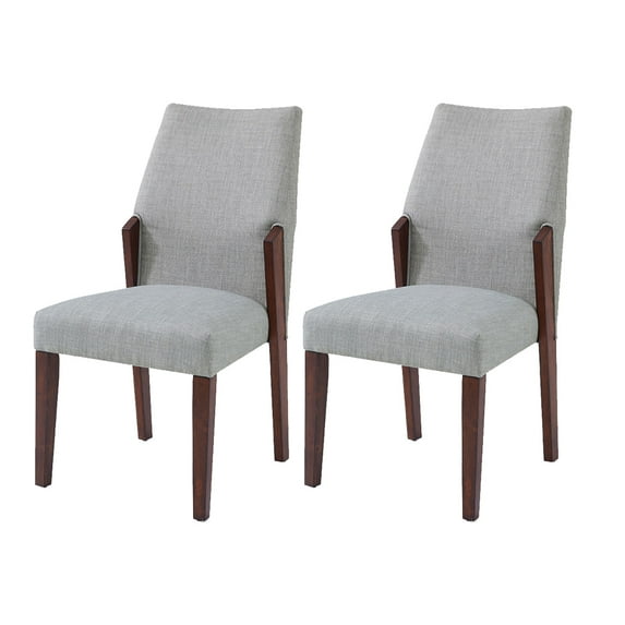 William's Home Furnishing Dark Oak/Light Gray Brighid Side Chair