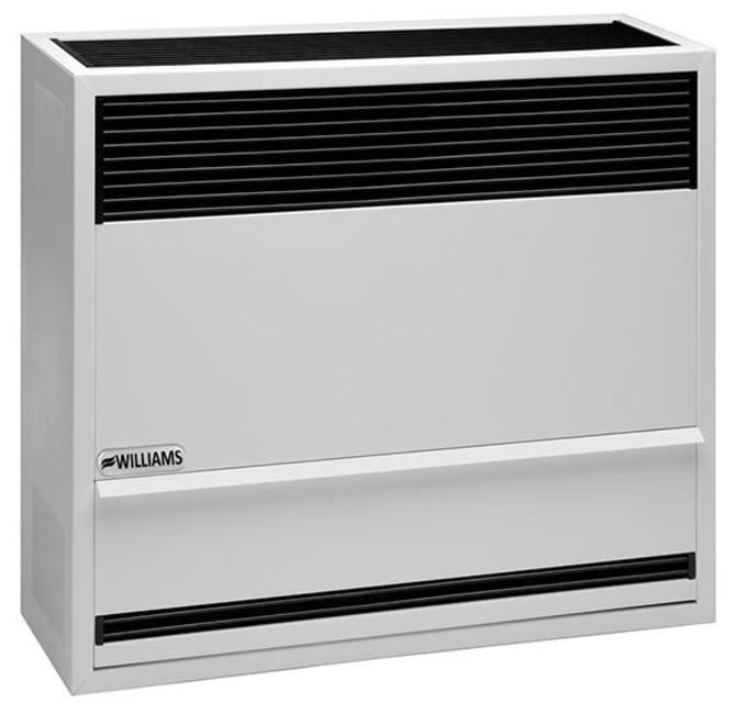 Williams 2203822 22,000 BTU 67% Afue Natural Gas Wall Mounted Heater - White
