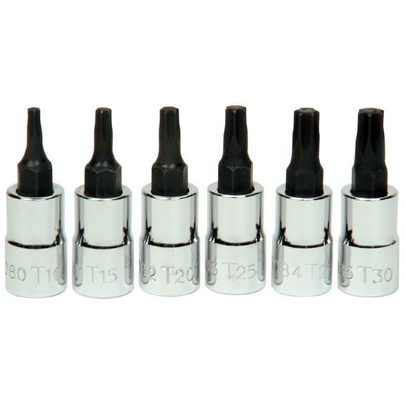 Williams 30908 6-Piece Torx Bit Socket Set