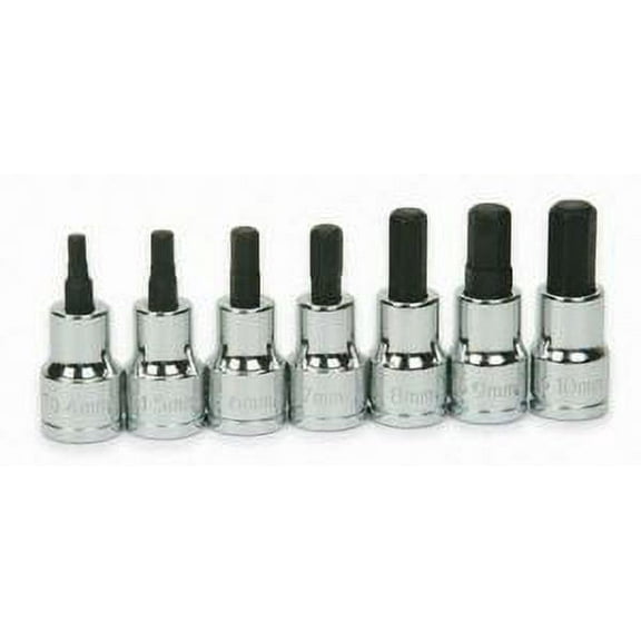 Williams 31904 7-Piece Metric Hex Bit Socket Set