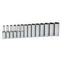 Williams 31936 14-Piece 3/8-Inch Drive Metric Deep 12 Point Socket Set