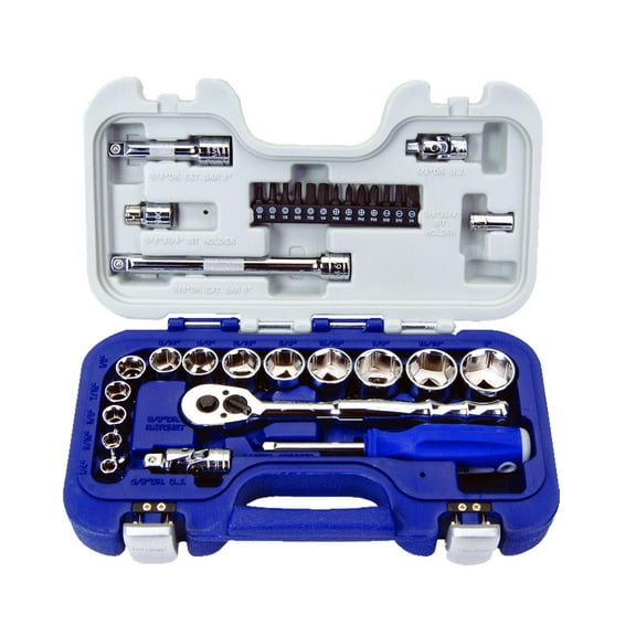 Williams 50603 3/8-Inch Drive Basic Tool Set, 34-Piece
