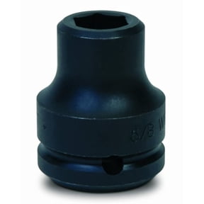 1-5/8" x 3/4" Drive 6 Point Shallow Supertorque Socket, Black Industrial Finish. Suitable For Impact Use. Williams USA # JHW6-652