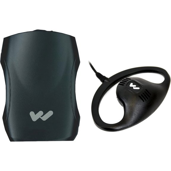 Williams AV FM R37 Receiver with Earpiece; System Includes: (1) PPA R37N Receiver, (1) Ear 022 Surround Earphone, and (1) BAT 001-2 AA Alkaline Battery