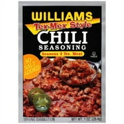 Williams Chili Seasoning, Tex-Mex Style, 1 oz