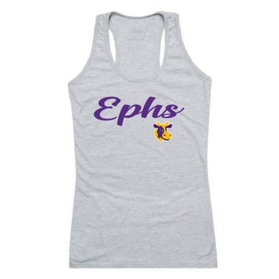 Williams College the Purple Cows Script Tank Top, Heather Grey - Small