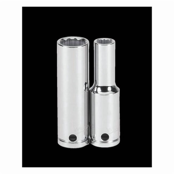 1/2" Drive, 1-1/16" SAE Socket, 12 Points, Deep ,1-1/16,1/2" Dr. JHW32434-TH