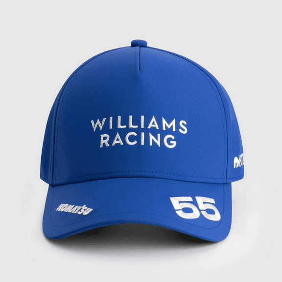 Williams F1 2025 Adult Carlos Sainz Cap Men's and Women's Racing Fan Hat