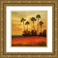 thumbnail image 1 of Williams, Gregory 12x12 Gold Ornate Wood Framed with Double Matting Museum Art Print Titled - Las Palmas I, 1 of 4