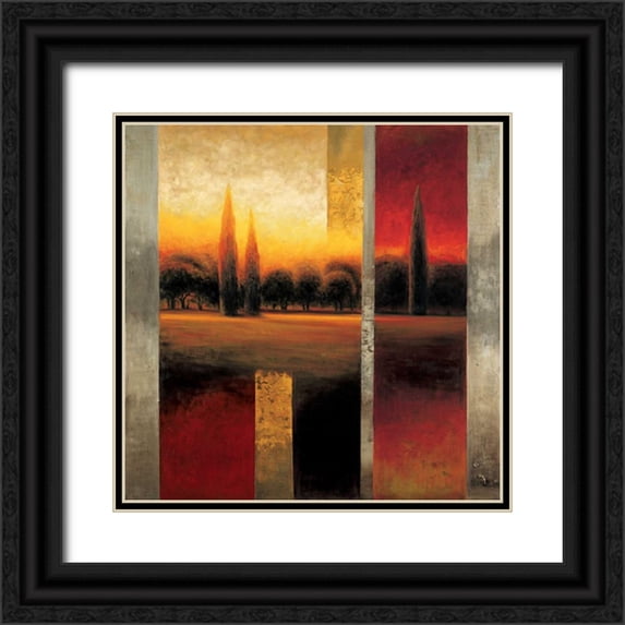 Williams, Gregory 26x26 Black Ornate Wood Framed with Double Matting Museum Art Print Titled - Reflections I