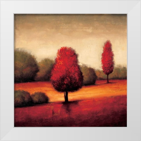 Williams, Gregory 26x26 White Modern Wood Framed Museum Art Print Titled - Fulfillment I