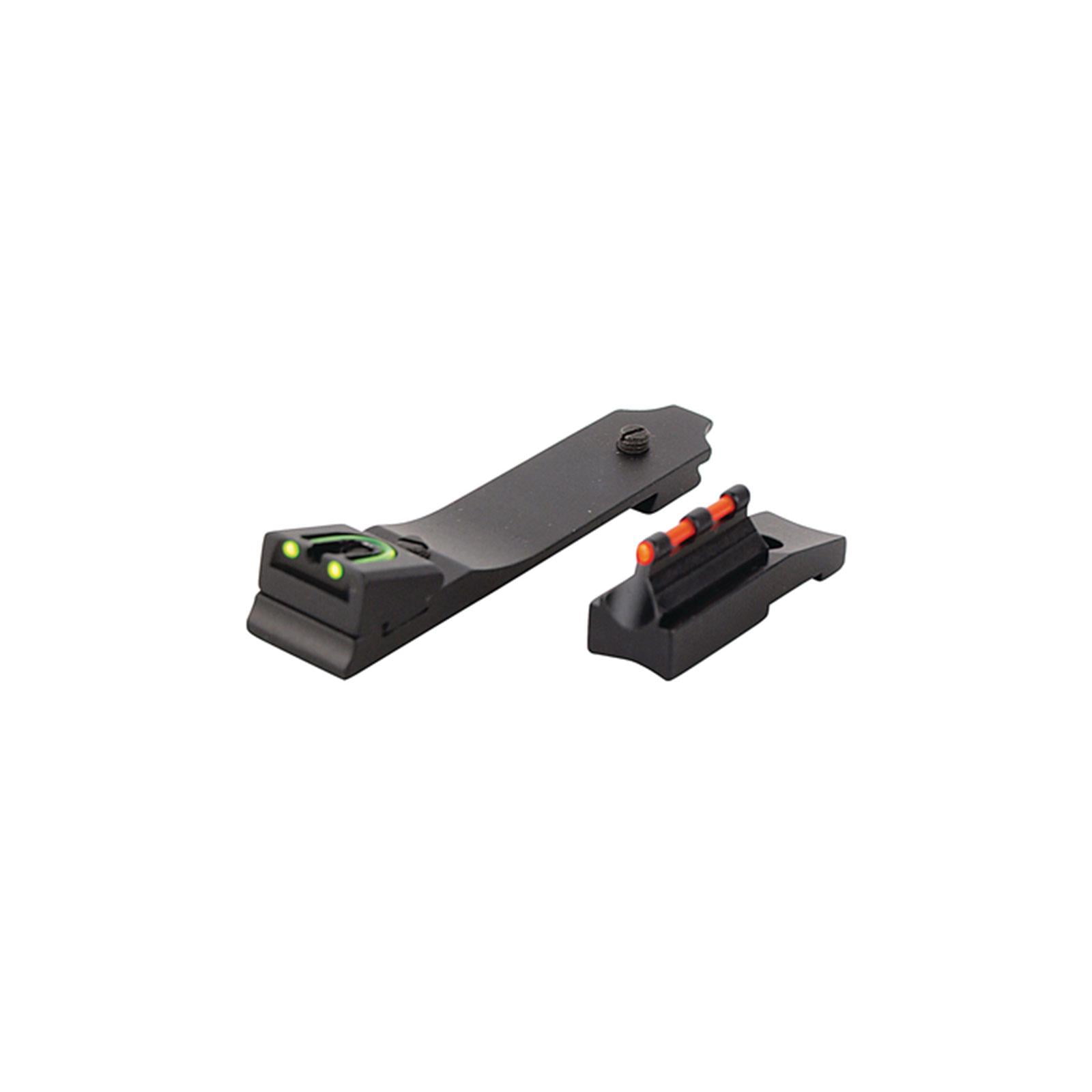 Williams Gun Sight Dovetail Open Fire Sight Set, Marlin 25n/25mn, Green/Red, 702