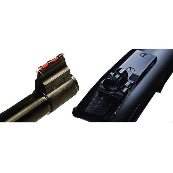 Williams Gun Sight WGRS Fire Sight Peep Set, Ruger 10/22, Black/Red,