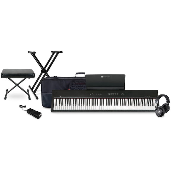 Williams Legato LE 88-Key Digital Piano With Warm Audio WA-CAB Headphone Package (Pedals/Bench/Stand/Bag Included)