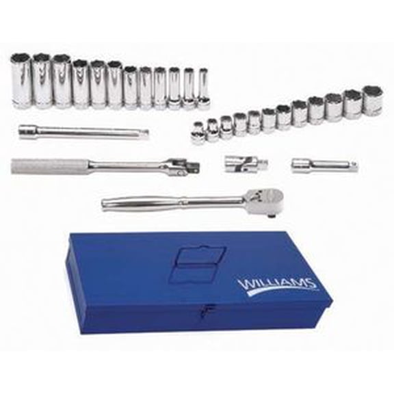Williams MSB-29HF 29-Piece 3/8-Inch Drive Socket and Drive Tool Set