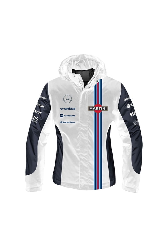 Williams Martini Racing Women's Team 2-In-1 Jacket White/Navy