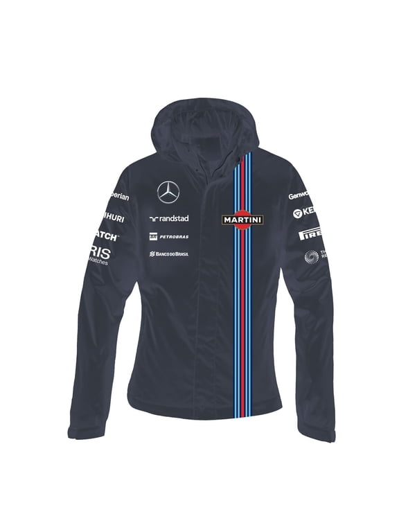 Williams Martini Racing Women's Team Waterproof Jacket Navy