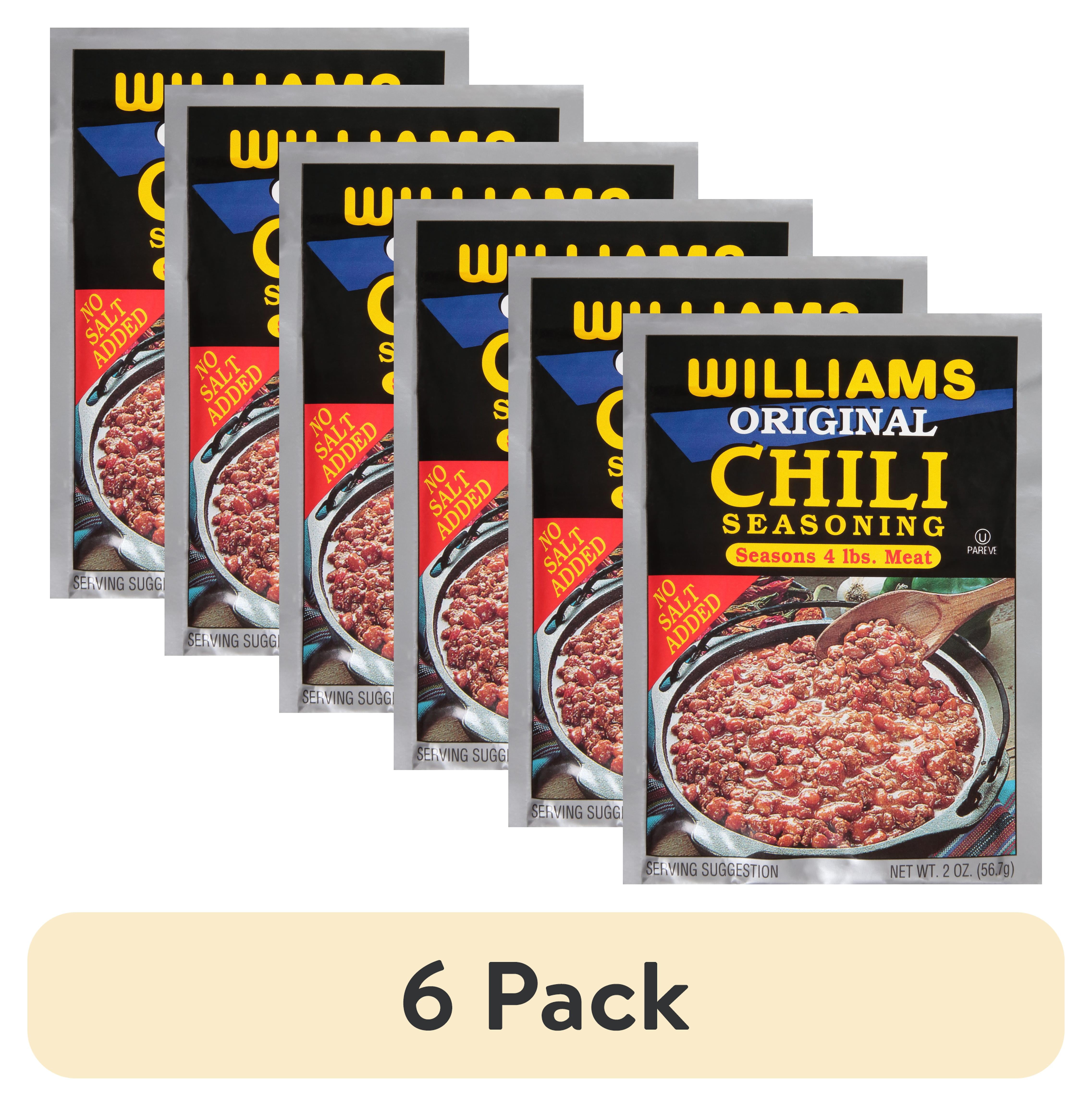 Williams seasoning cheap chili recipe