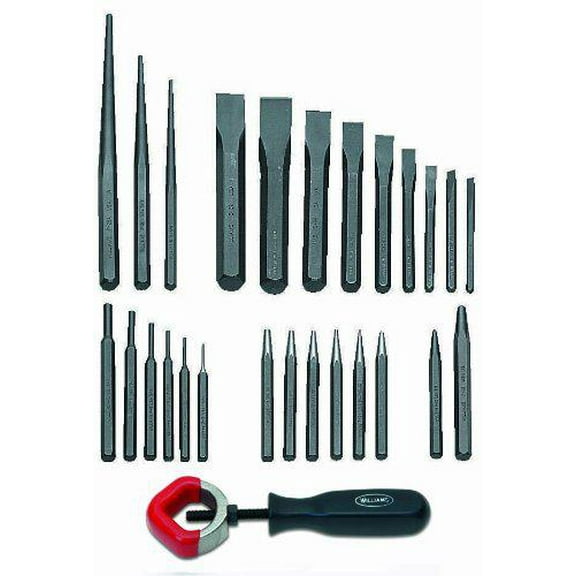 Williams PC-27 27-Piece Punch and Chisel Set