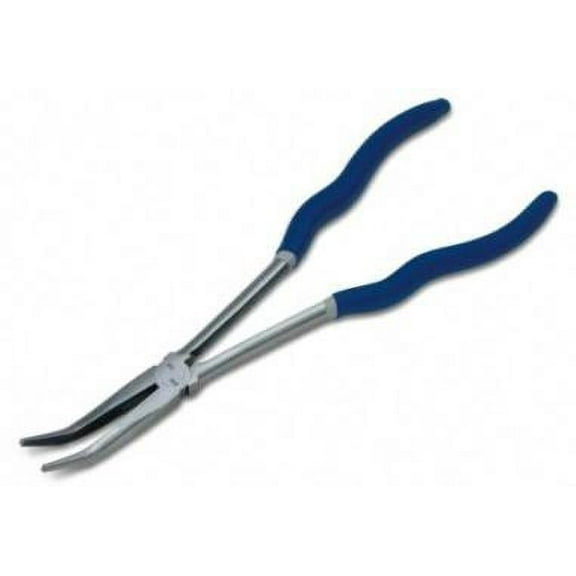Williams PL-211BC 11-Inch Extra Long Reach Chain Nose Pliers with 45-Degree Bent Nose