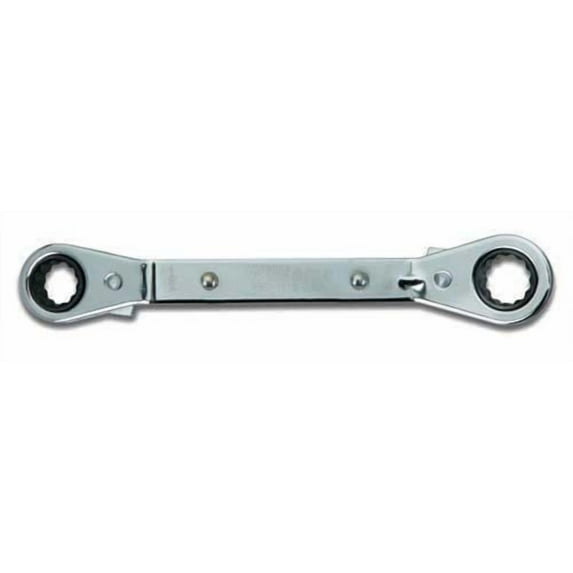 Williams RBO-2630 Double Head 25-Degree Offset Ratcheting Box Wrench, 13/16 by 15/16-Inch