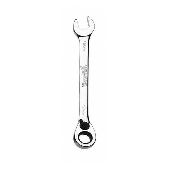 Williams Williams Ratcheting Combo Wrench,12 pt.,15mm JHW1215MRC