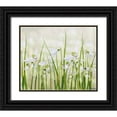 thumbnail image 1 of Williams, Sharon 23x20 Black Ornate Wood Framed with Double Matting Museum Art Print Titled - Meadow Of Snowdrops, 1 of 4