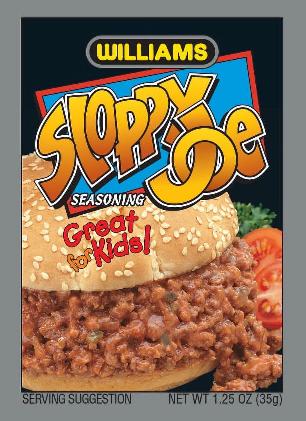 AP Super E-Z Sloppy Joe Seasoning Mix 1 lb. Bag EACH