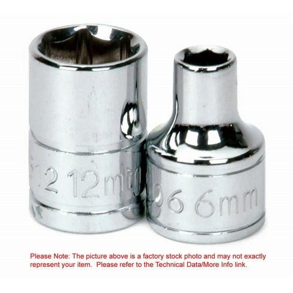 Williams & Snap On B-1220 0.62 x 0.37 in. Drive 12 Point Shallow Socket