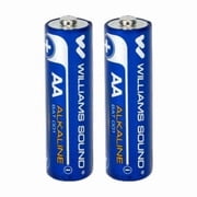 Williams Sound BAT 001 AA Alkaline Batteries 2 Count