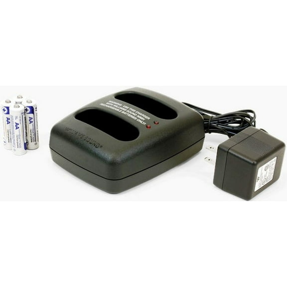 Williams Sound BAT KT6 Charger Kit for Body-packs, 2-bay For use with PLR BP1 Loop receiver, PPA R37 FM receiver, PPA R38 FM receiver, PPA T46 FM Transmitter and WIR RX22-4 Infrared Receiver