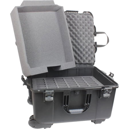 Williams Sound Large Heavy-Duty Carry Case with Wheels for DigiWave, FM and IR Systems (60 Slots + Tray)