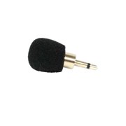 Williams Sound MIC 014 Plug-Mount Omnidirectional Microphone with 3.5mm Plug for Hearing Assistants