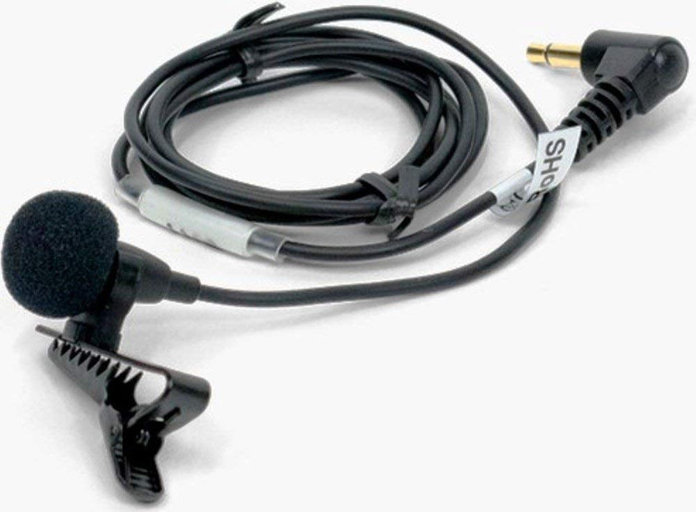 Williams Sound MIC 090 Mini Lapel Clip Microphone; 3.5mm right-angle plug; 39" cord length