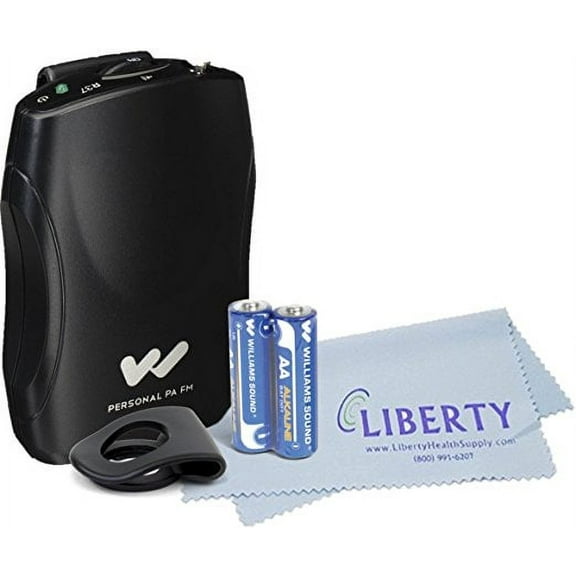 Williams Sound PPA R37 Select FM Receiver 72-76 MHz (PPA R37-00, Includes Non-Rechargeable Batteries)