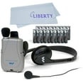 thumbnail image 1 of Williams Sound PockeTalker Ultra Duo Sound Amplifier with Headphone & Earbud, Year Supply of Batteries & Liberty Microfiber Cloth, 1 of 10