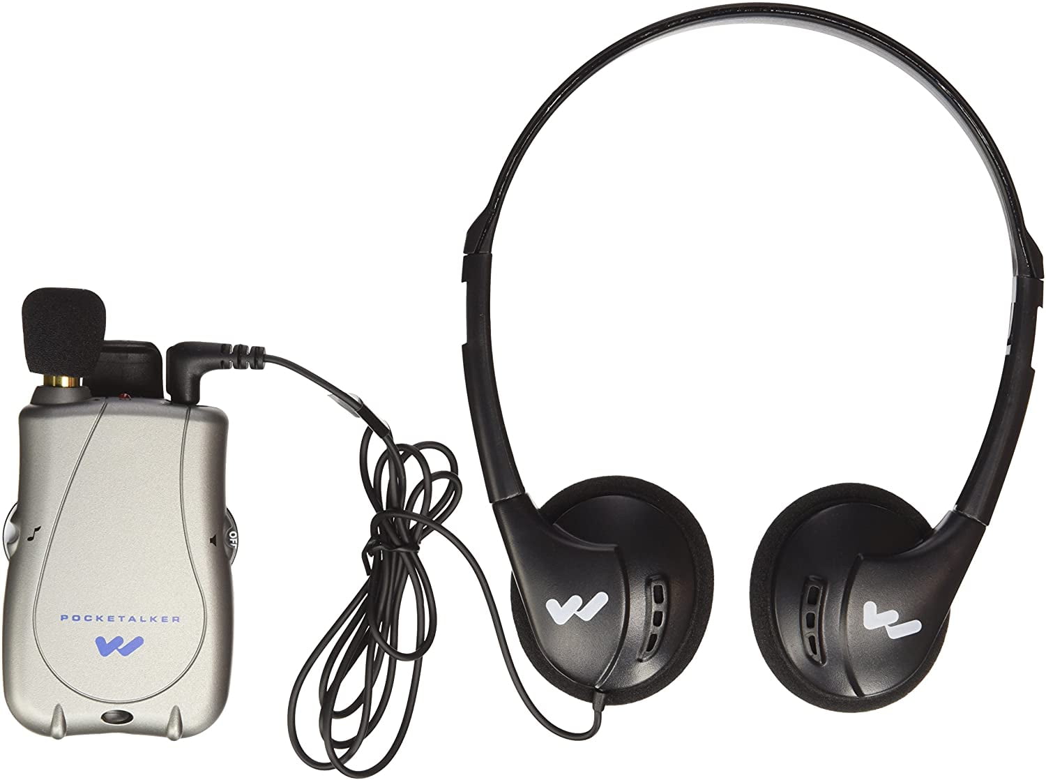 Williams Sound PockeTalker Ultra with Headphone and Wide Range Earphone